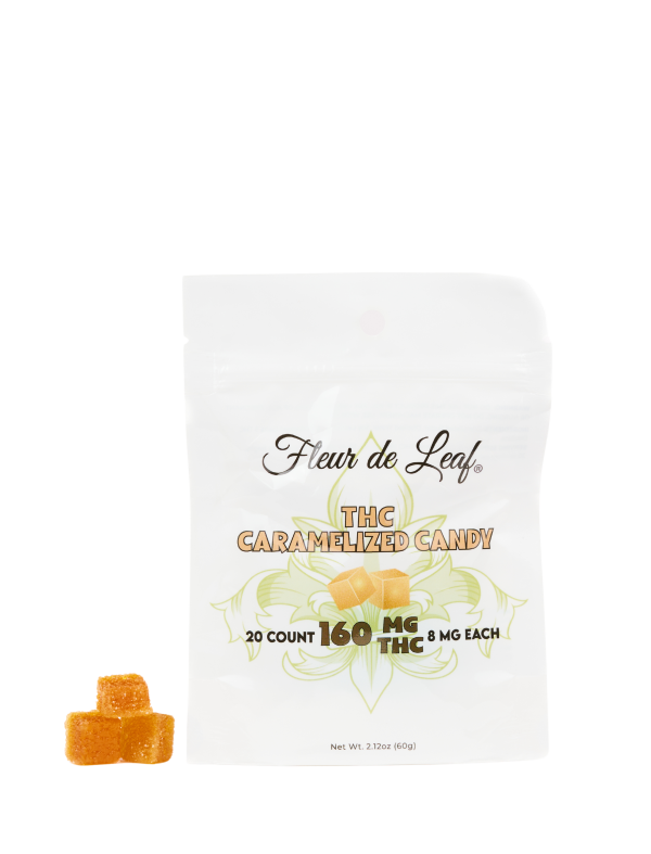 THC Caramelized Candy Sugar Cubes 8mg (160mg Total)