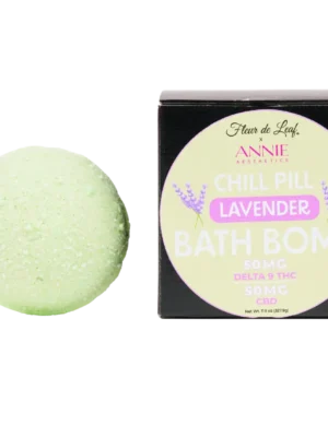 CBD:THC Lavender Bath Bomb 50mg:50mg