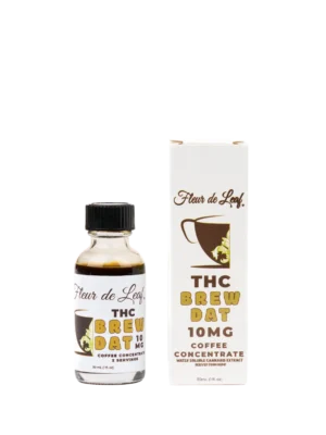 THC Brew Dat Cold Brew Coffee Vanilla Concentrate Shot 10mg