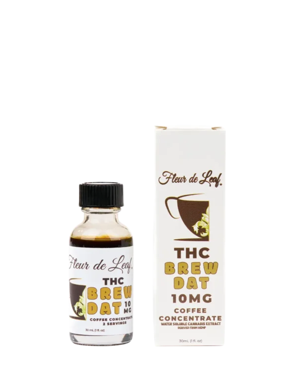 THC Brew Dat Cold Brew Coffee Vanilla Concentrate Shot 10mg