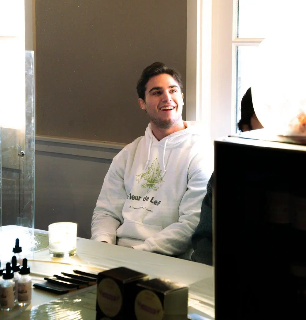 Photo of Jared Thieler, Co-CEO of Fleur de Leaf Wellness.