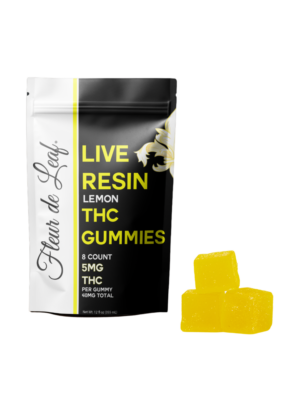 THC Nano Tech Live Resin Lemon Gummies 5mg (40mg Total)