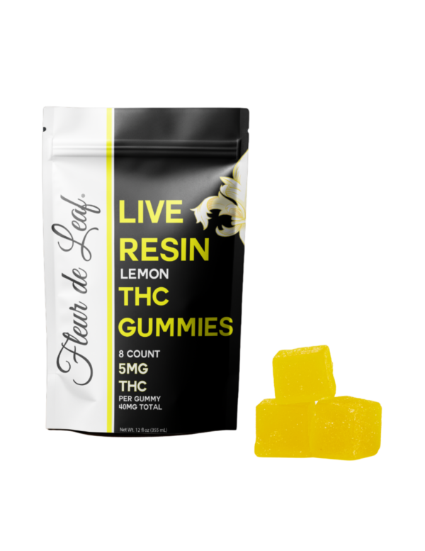 THC Nano Tech Live Resin Lemon Gummies 5mg (200mg Total)