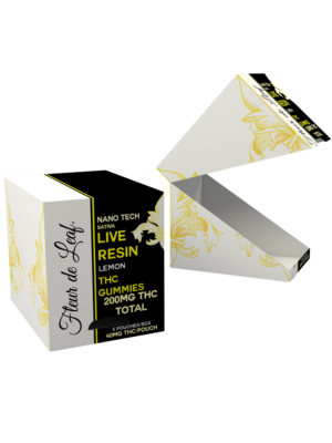 THC Nano Tech Live Resin Lemon Gummies 5mg (200mg Total)