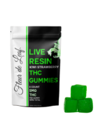 THC Nano Tech Live Resin Kiwi Strawberry Gummies 5mg (200mg Total)