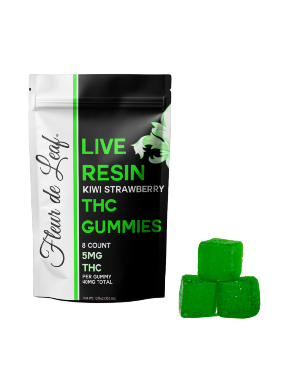 THC Nano Tech Live Resin Kiwi Strawberry Gummies 5mg (40mg Total)