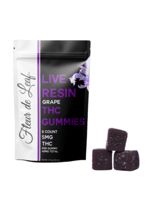 THC Nano Tech Live Resin Grape Gummies 5mg (40mg Total)