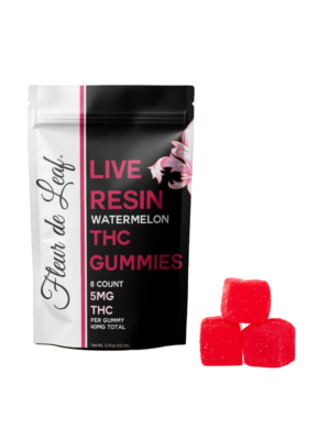 THC Nano Tech Live Resin Watermelon Gummies 5mg (40mg Total)