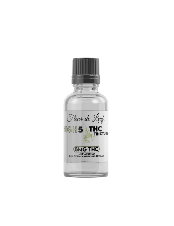 THC High 5 Unflavored Tincture 5mg